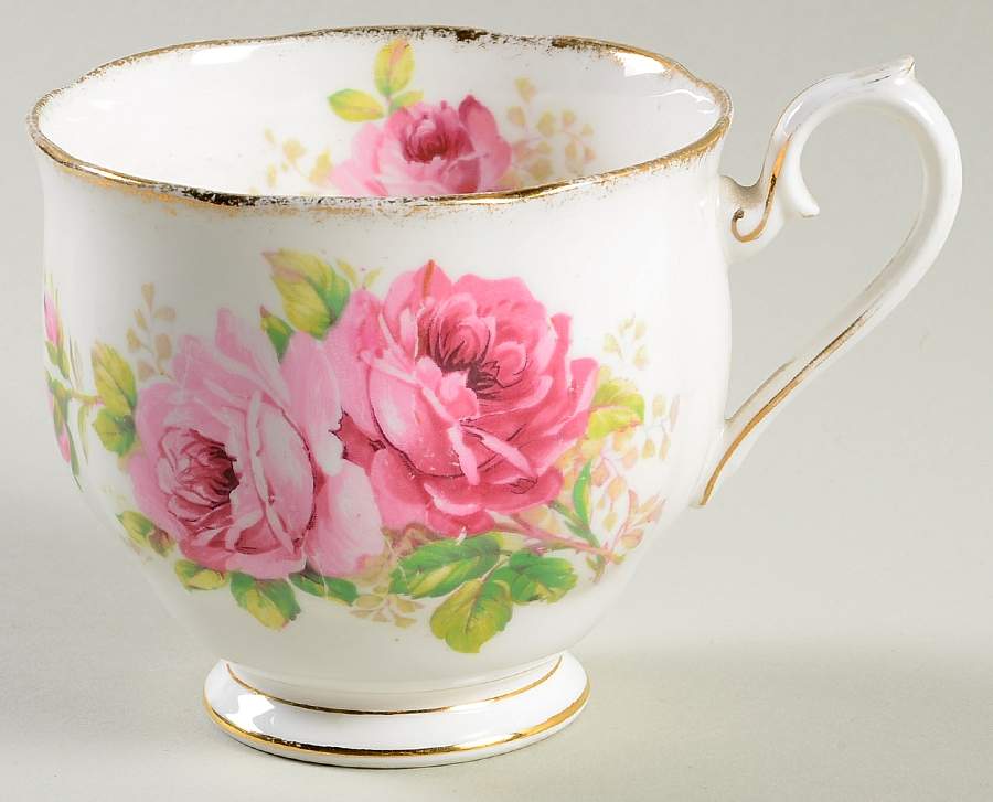 American Beauty (White Background) Oversized Cup by Royal Albert-1