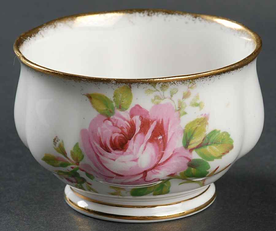 American Beauty (White Background) Mini Open Sugar Bowl by Royal Albert-1