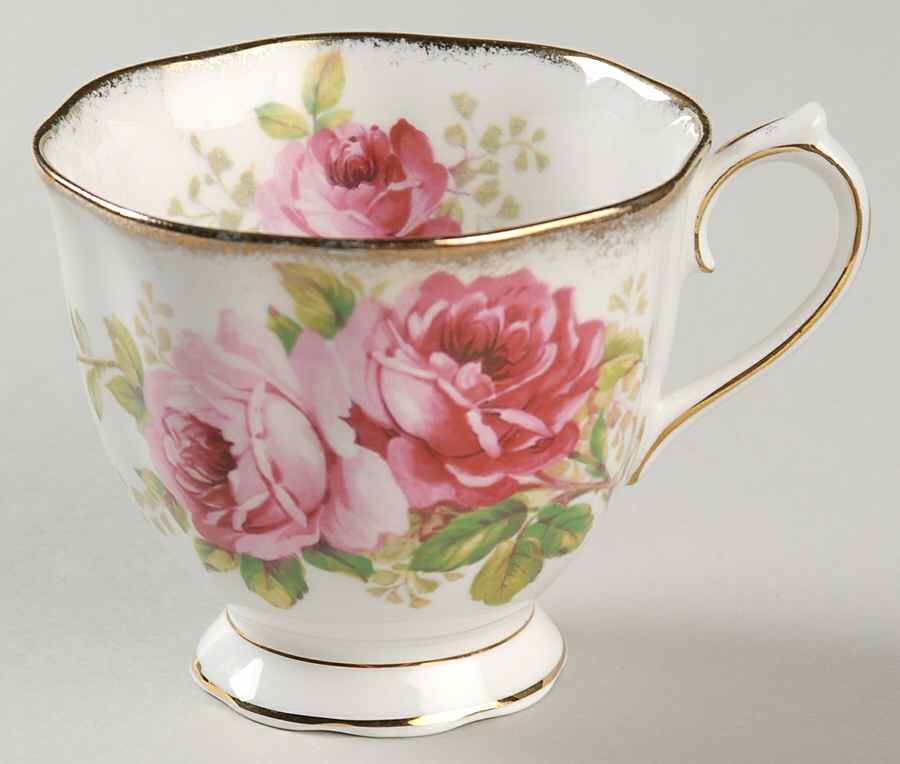 American Beauty (White Background) Snack Cup by Royal Albert-1