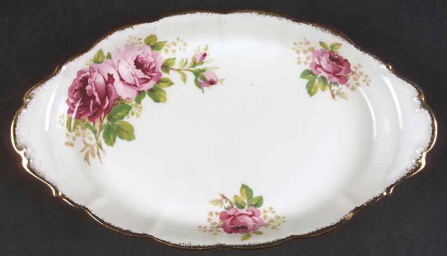 American Beauty (White Background) Regal Tray by Royal Albert-1