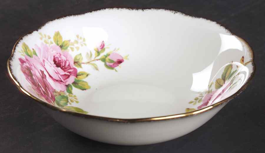 American Beauty (White Background) Coupe Cereal Bowl by Royal Albert-1