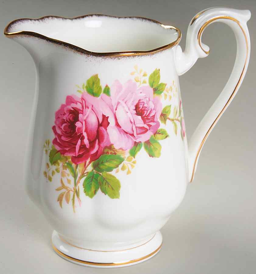 American Beauty (White Background) 16 Oz Pitcher by Royal Albert-1
