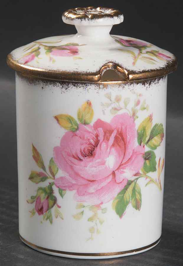 American Beauty (White Background) Jam/Jelly & Lid by Royal Albert-1