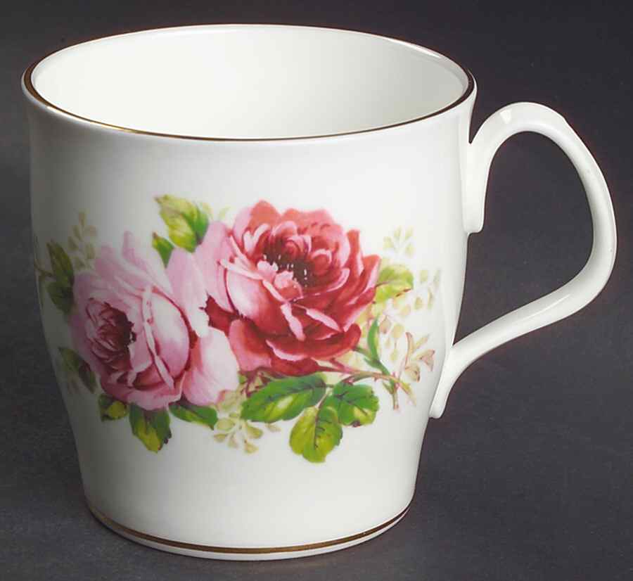 American Beauty (White Background) Mug by Royal Albert-1