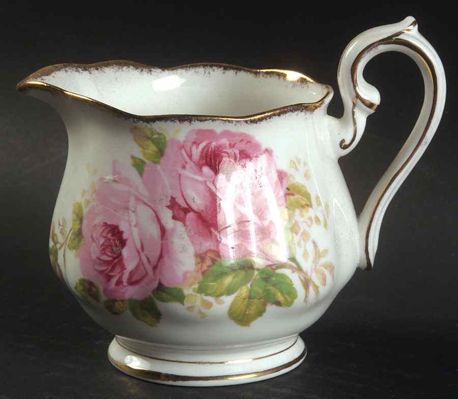 American Beauty (White Background) Creamer by Royal Albert-1