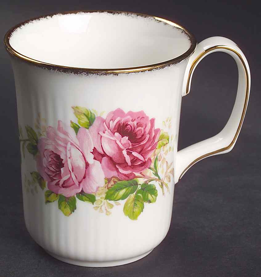 American Beauty (White Background) Mug by Royal Albert-1