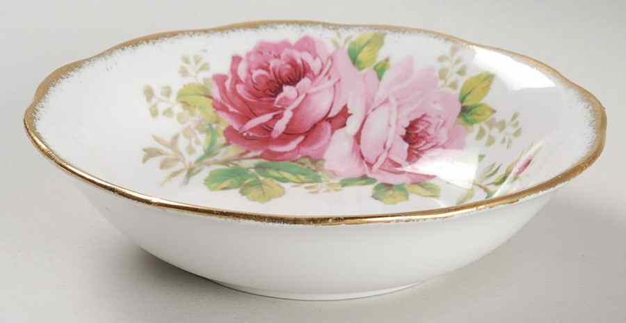 American Beauty (White Background) Fruit/Dessert (Sauce) Bowl by Royal Albert-1