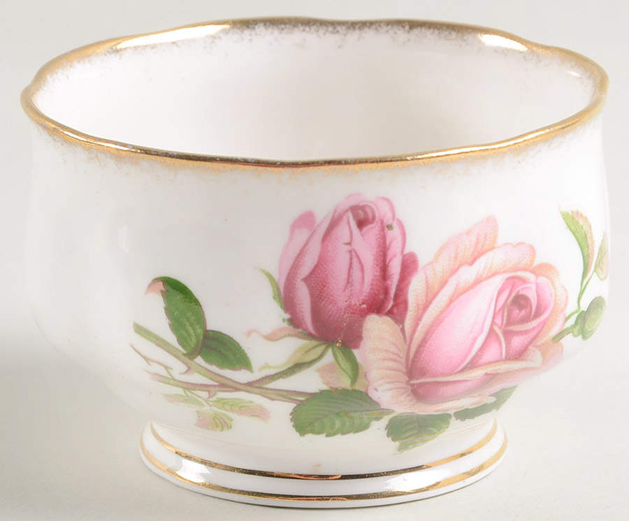Anniversary Rose Mini Open Sugar Bowl by Royal Albert-1