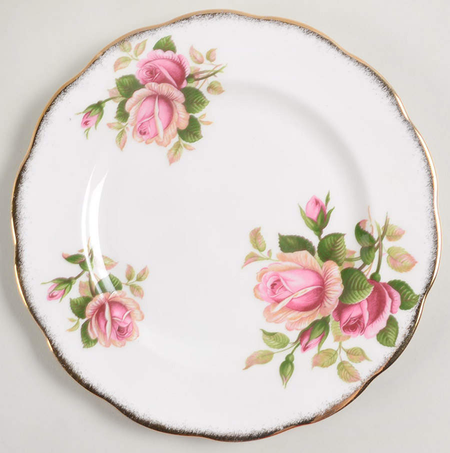 Anniversary Rose Salad Plate by Royal Albert-1