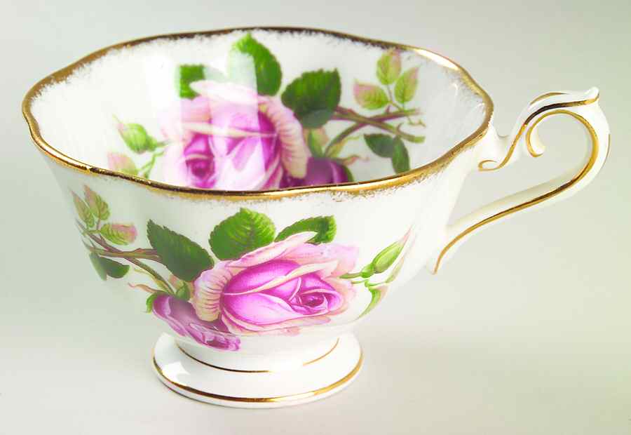 Anniversary Rose Footed Cup by Royal Albert-1
