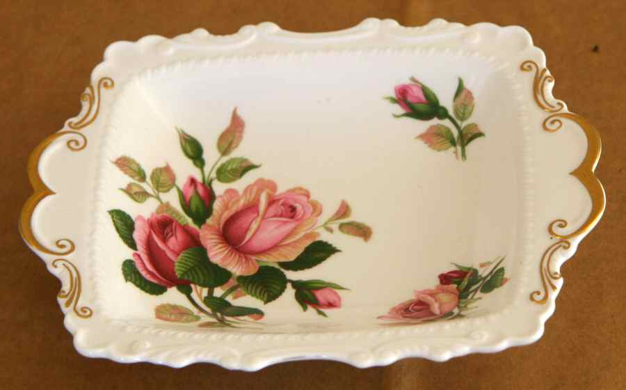 Anniversary Rose Sweet Meat Dish by Royal Albert-1