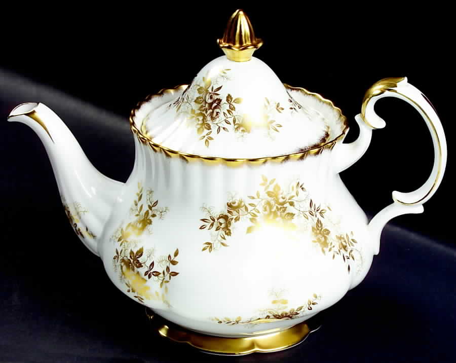 Antoinette Teapot & Lid by Royal Albert-1