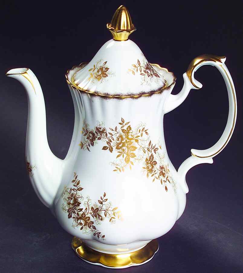 Antoinette Small Coffee Pot & Lid by Royal Albert-1