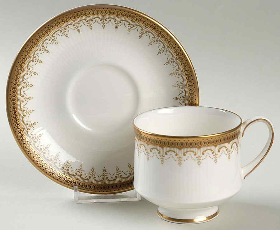 Athena Footed Cup & Saucer Set by Royal Albert-1