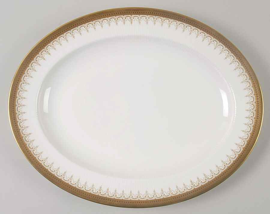 Athena 13" Oval Serving Platter by Royal Albert-1