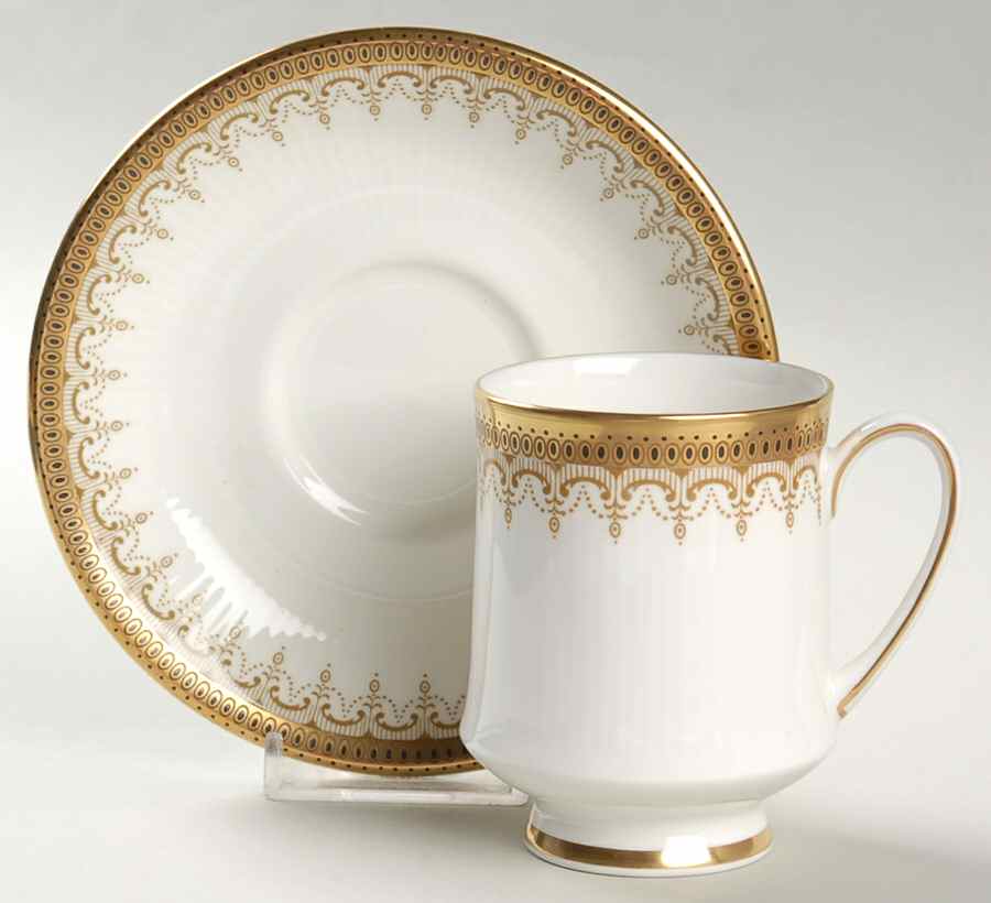 Athena Footed Cup & Saucer Set by Royal Albert-1