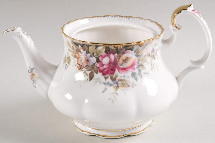Autumn Roses Small Teapot No Lid by Royal Albert-1