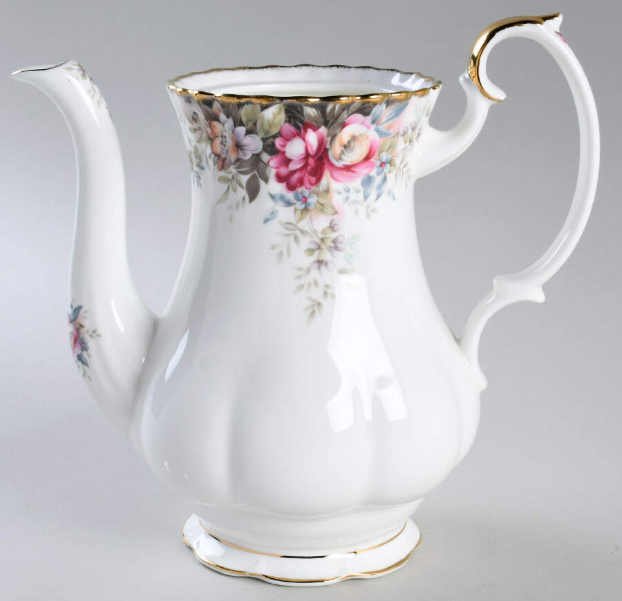Autumn Roses Coffee Pot No Lid by Royal Albert-1
