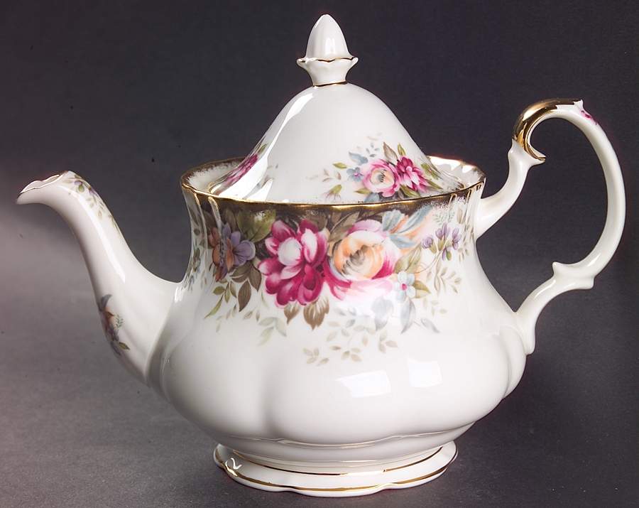 Autumn Roses Mini Teapot & Lid by Royal Albert-1