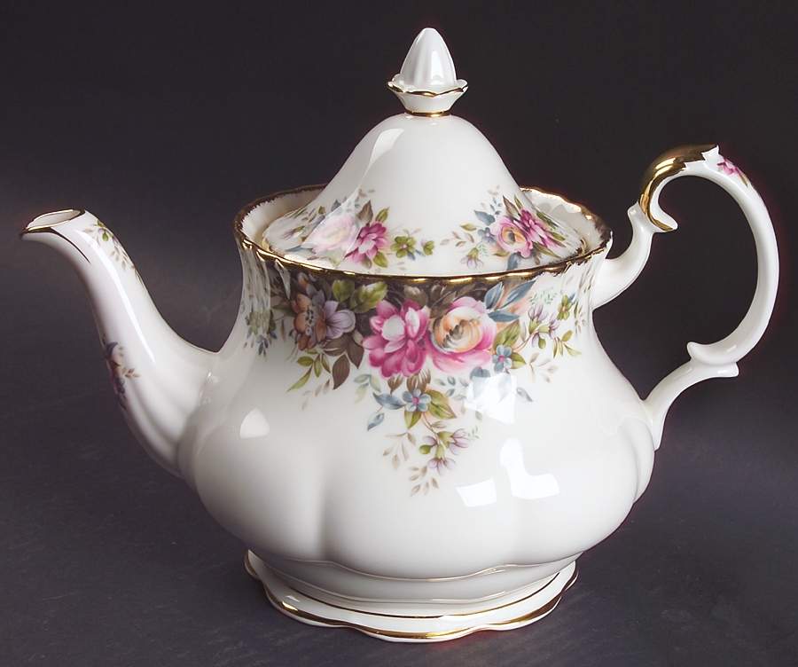 Autumn Roses Teapot & Lid by Royal Albert-1