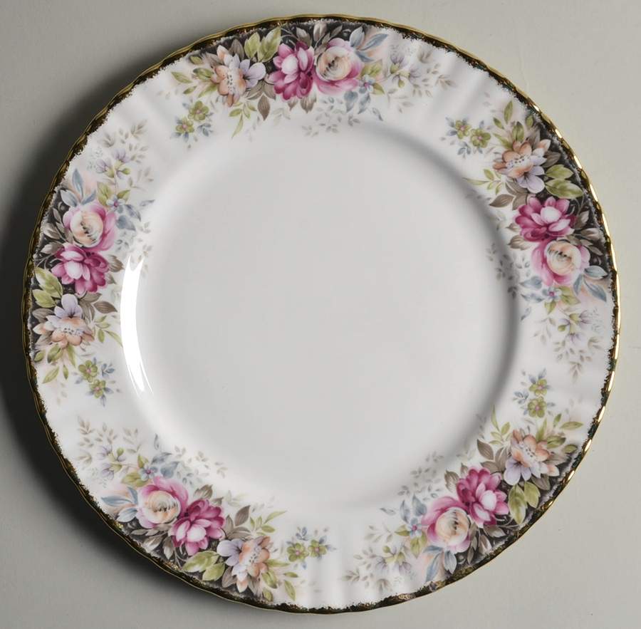 Autumn Roses Dinner Plate by Royal Albert-1