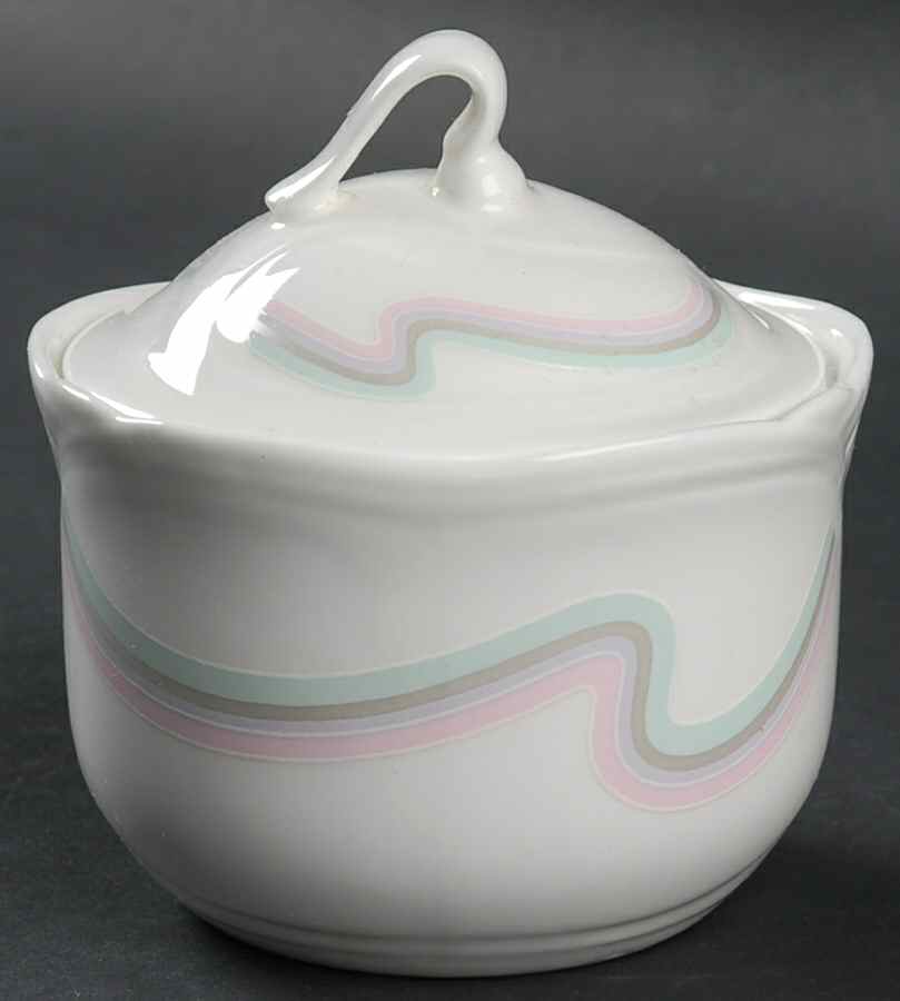 Aurora Sugar Bowl & Lid by Royal Albert-1