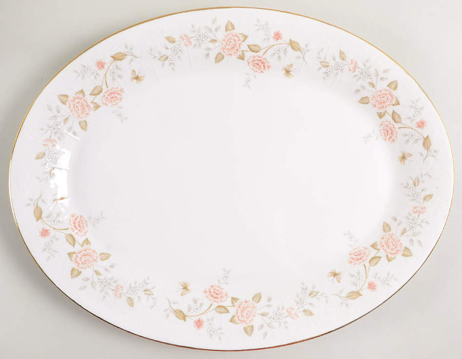 Autumn Sunlight 13" Oval Serving Platter by Royal Albert-1