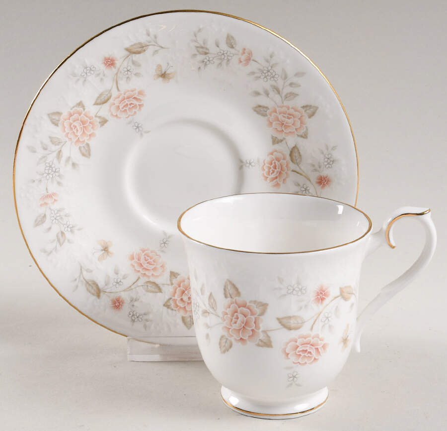 Autumn Sunlight Footed Cup & Saucer Set by Royal Albert-1