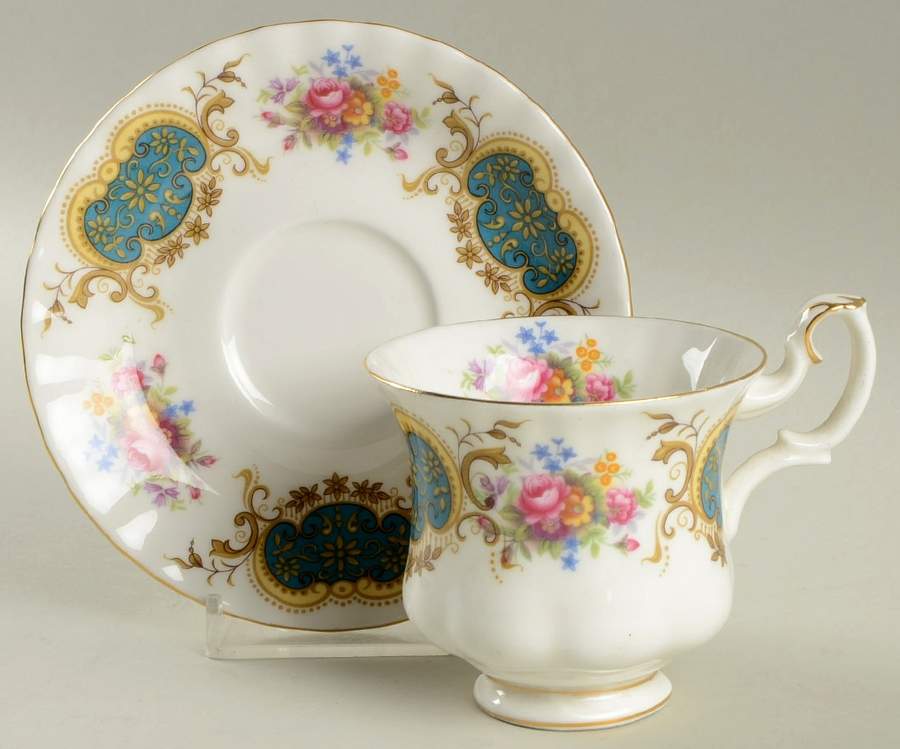 Berkeley Footed Demitasse Cup & Saucer Set by Royal Albert-1