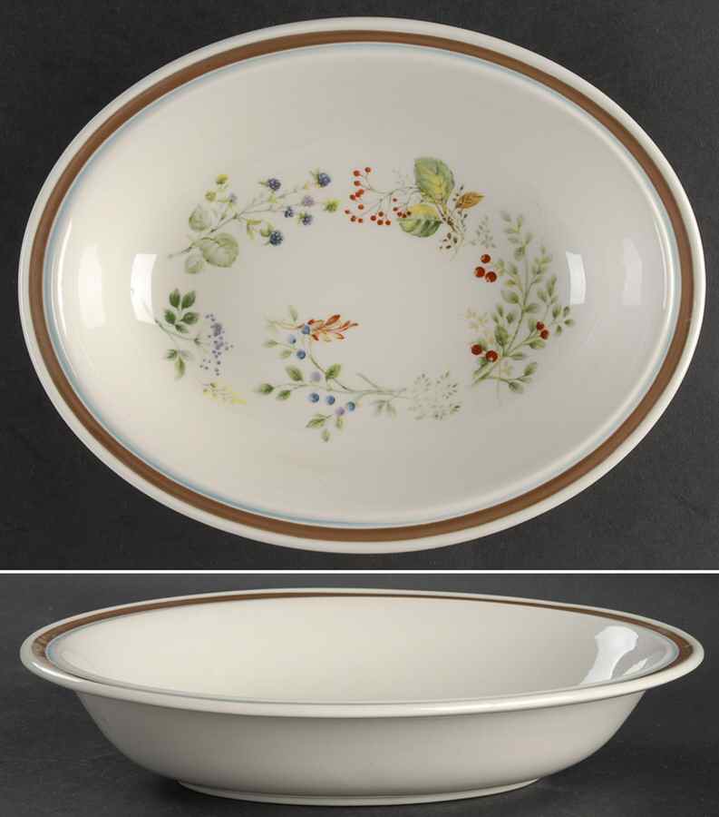Bitter Sweet 10" Oval Vegetable Bowl by Royal Albert-1