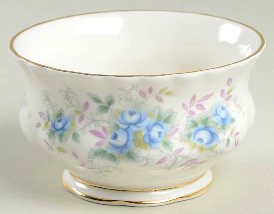 Blue Blossom Mini Open Sugar Bowl by Royal Albert-1