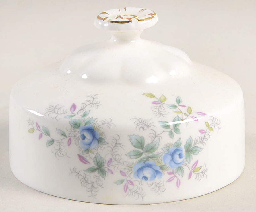 Blue Blossom Lid for Round Butter by Royal Albert-1