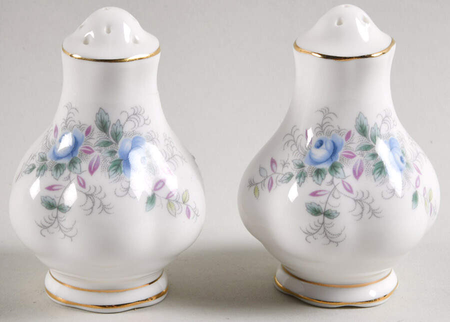 Blue Blossom Salt & Pepper Set by Royal Albert-1