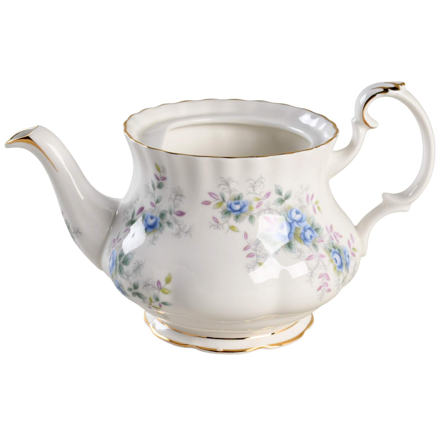 Blue Blossom Mini Teapot No Lid by Royal Albert-1