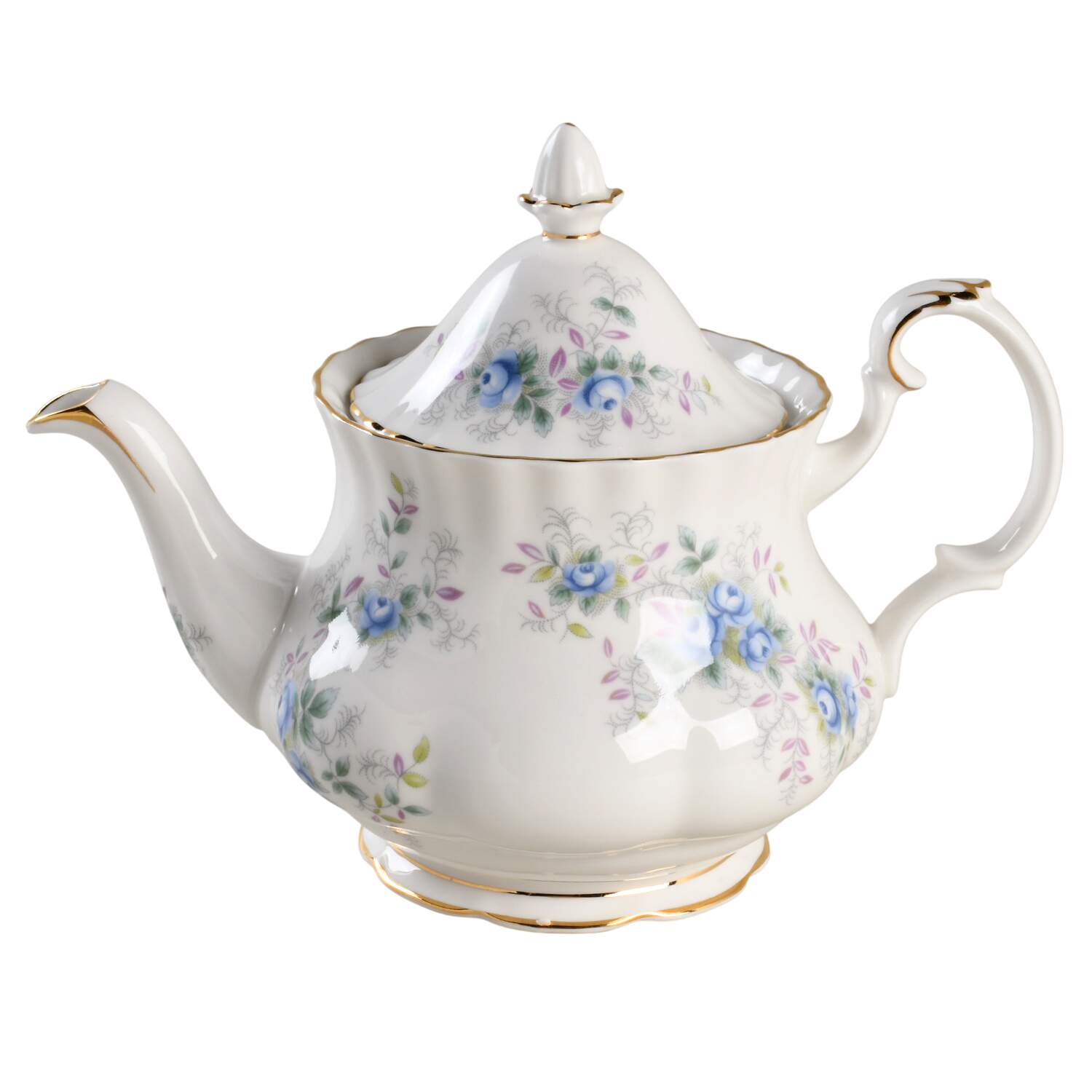 Blue Blossom Mini Teapot & Lid by Royal Albert-1
