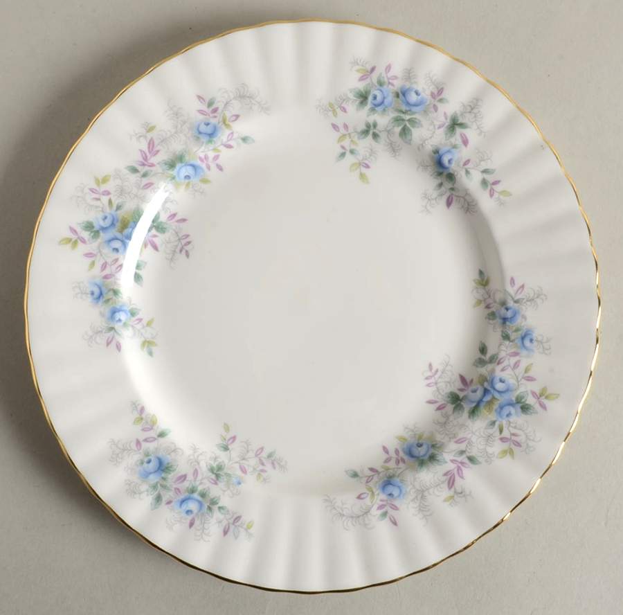Blue Blossom Salad Plate by Royal Albert-1