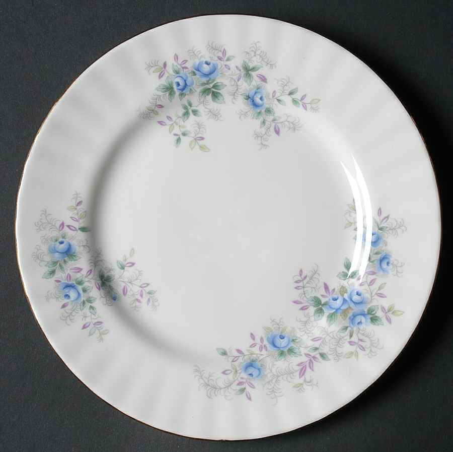 Blue Blossom Dessert/Pie Plate by Royal Albert-1