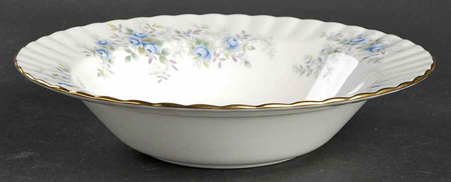 Blue Blossom Rim Soup Bowl by Royal Albert-1