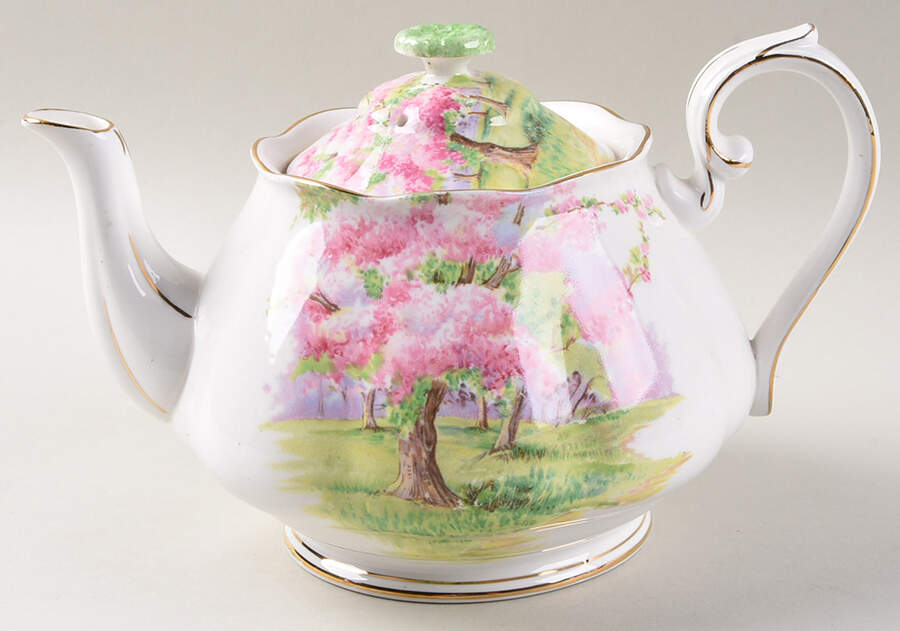 Blossom Time Teapot & Lid by Royal Albert-1