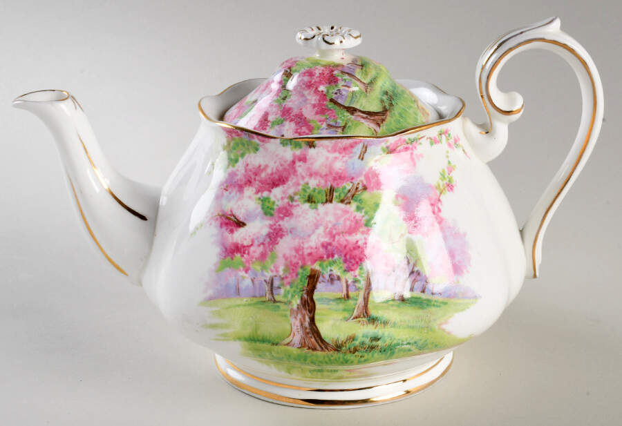 Blossom Time Teapot & Lid by Royal Albert-1