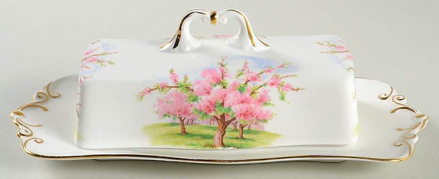 Blossom Time 1/4 Lb Covered Butter by Royal Albert-1