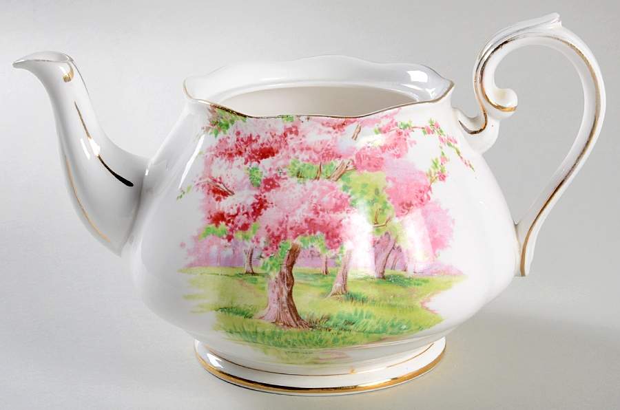 Blossom Time Teapot No Lid by Royal Albert-1