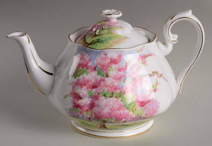 Blossom Time Teapot & Lid by Royal Albert-1