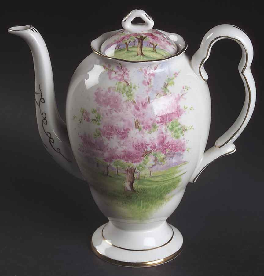 Blossom Time Mini Coffee Pot & Lid by Royal Albert-1
