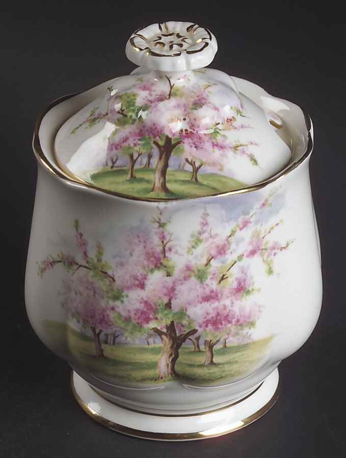 Blossom Time Marmalade & Lid by Royal Albert-1
