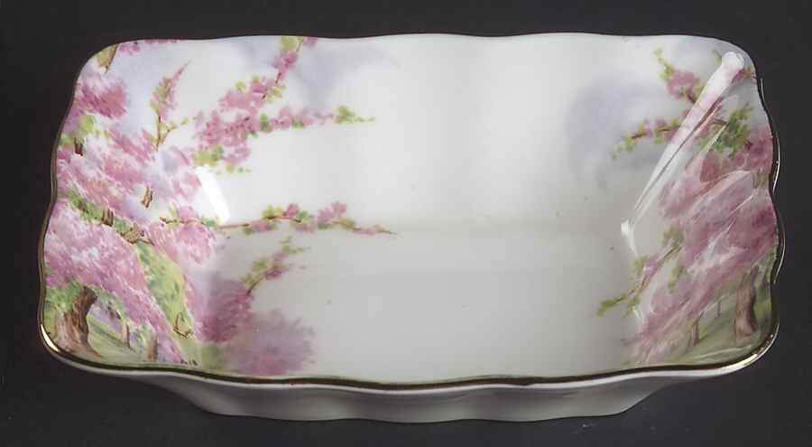 Blossom Time 5" Rectangular Sweet Meat by Royal Albert-1