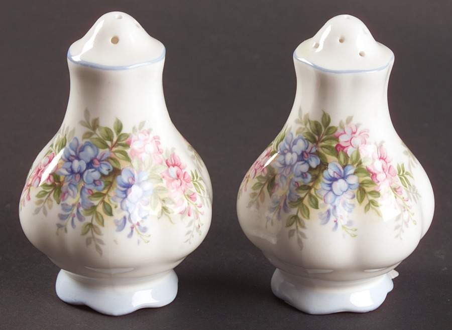 Blossom Time Series Salt & Pepper Set by Royal Albert-1
