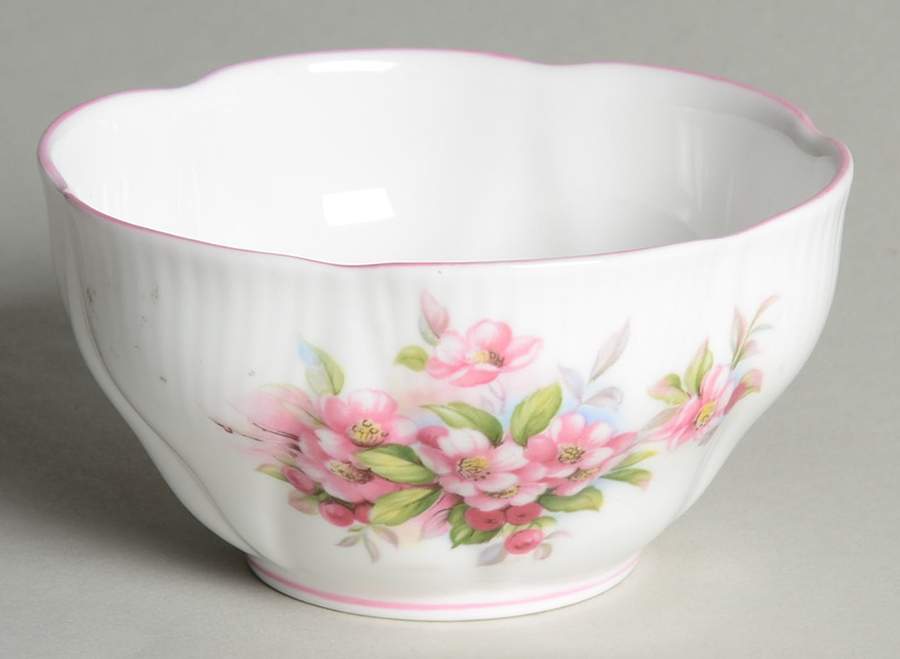 Blossom Time Series Mini Open Sugar Bowl by Royal Albert-1