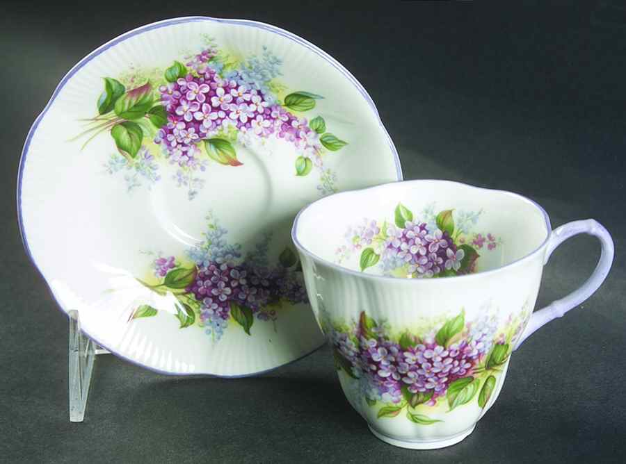 Blossom Time Series Flat Demitasse Cup & Saucer Set by Royal Albert-1