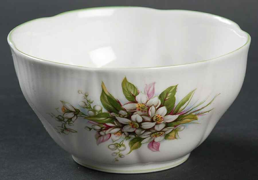 Blossom Time Series Mini Open Sugar Bowl by Royal Albert-1